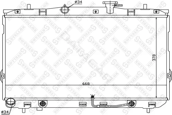 Радиатор охлаждения STELLOX 10-25300-SX