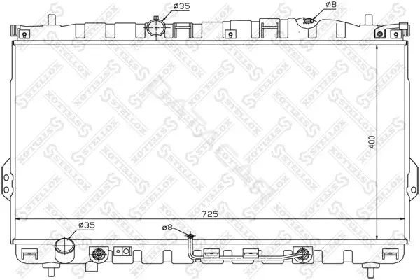 Радиатор охлаждения STELLOX 10-25305-SX