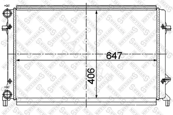 Радиатор охлаждения STELLOX 10-25365-SX