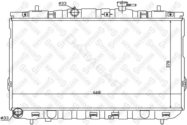Радиатор охлаждения STELLOX 10-25472-SX