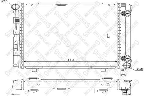 Радиатор охлаждения STELLOX 10-25890-SX