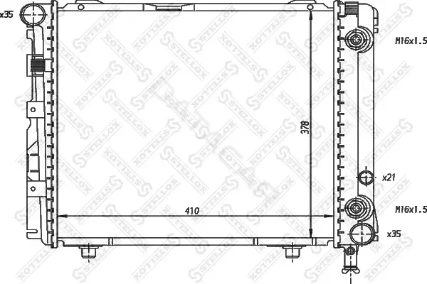 Радиатор охлаждения STELLOX 10-25893-SX