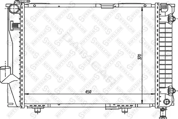 Радиатор охлаждения STELLOX 10-25907-SX