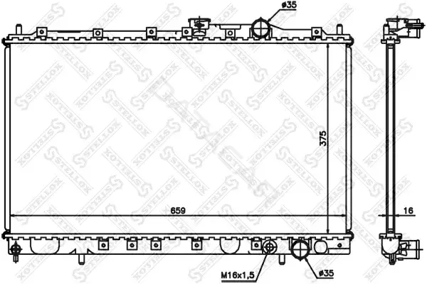 Радиатор охлаждения STELLOX 10-25950-SX