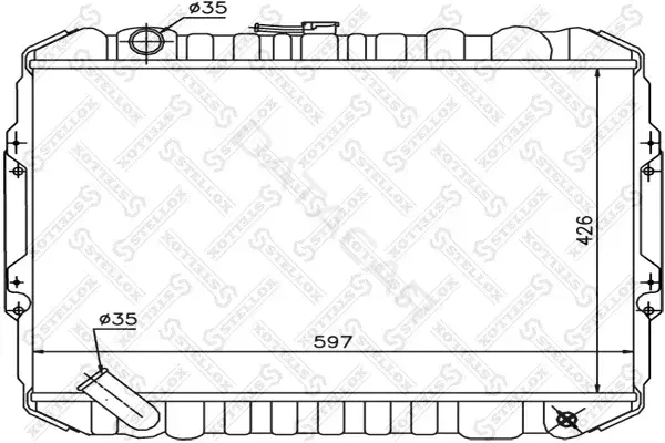 Радиатор охлаждения STELLOX 10-25963-SX