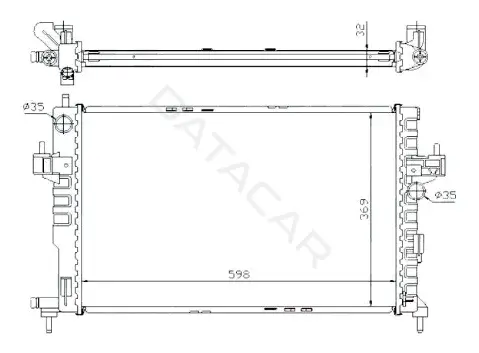 Радиатор охлаждения STELLOX 10-25967-SX