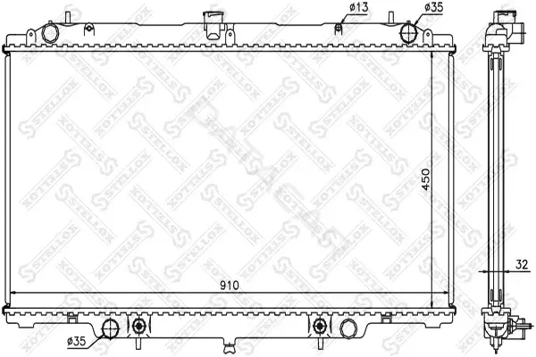 Радиатор охлаждения STELLOX 10-25983-SX