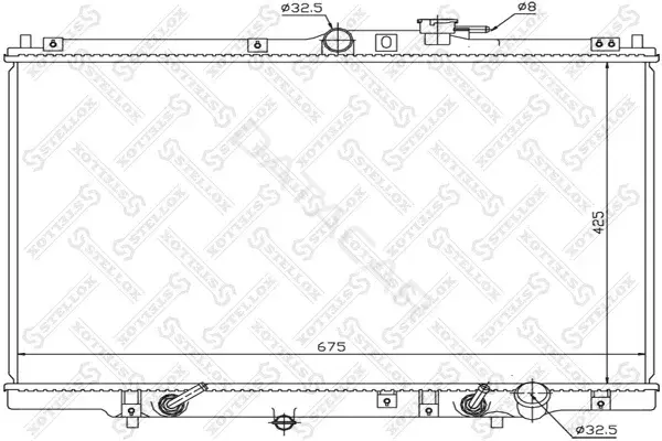 Радиатор охлаждения STELLOX 10-26087-SX