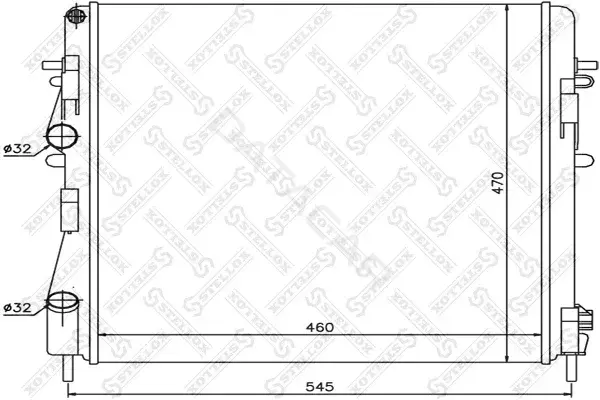 Радиатор охлаждения STELLOX 10-26172-SX