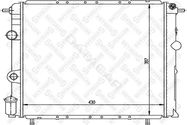 Радиатор охлаждения STELLOX 10-26200-SX