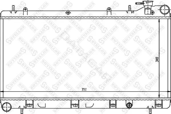 Радиатор охлаждения STELLOX 10-26263-SX