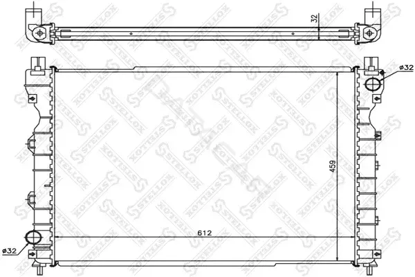 Радиатор охлаждения STELLOX 10-26283-SX