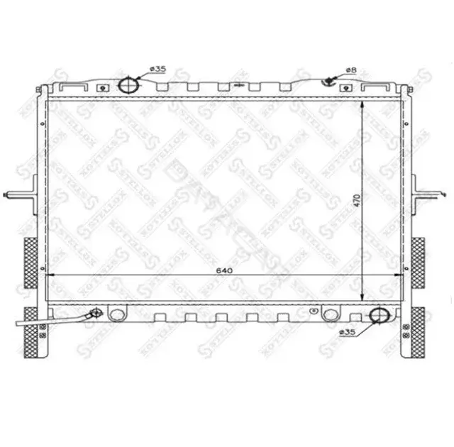 Радиатор охлаждения STELLOX 10-26495-SX