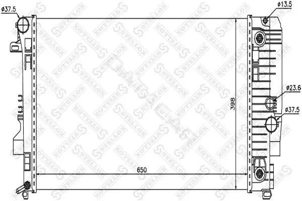 Радиатор охлаждения STELLOX 10-26560-SX