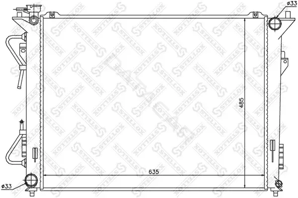 Радиатор охлаждения STELLOX 10-26613-SX
