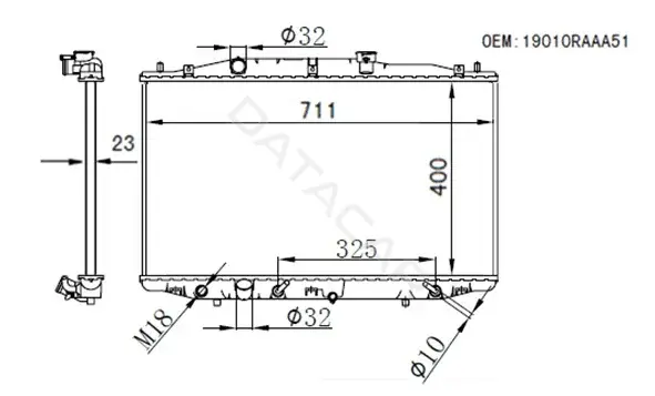 Радиатор охлаждения STELLOX 10-26669-SX