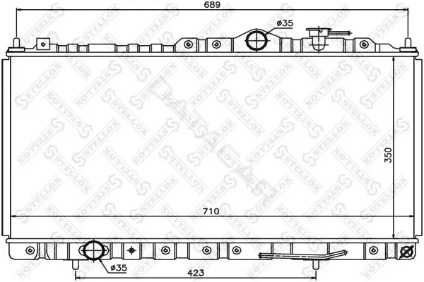 Радиатор охлаждения STELLOX 10-26692-SX