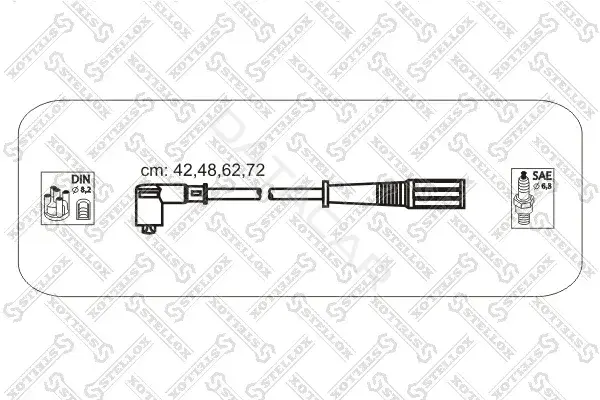 Высоковольтные провода STELLOX 10-38123-SX