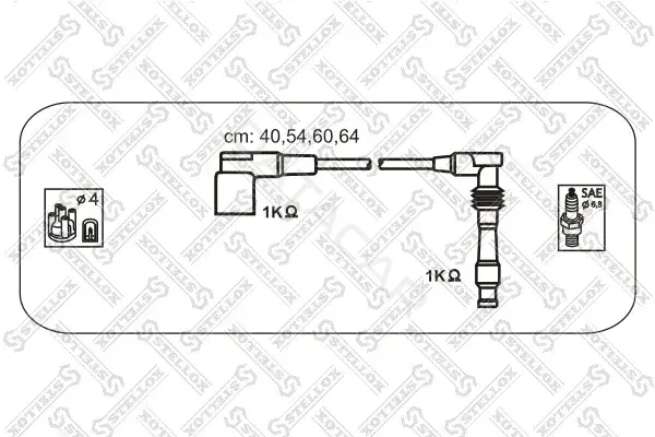 Высоковольтные провода STELLOX 10-38128-SX