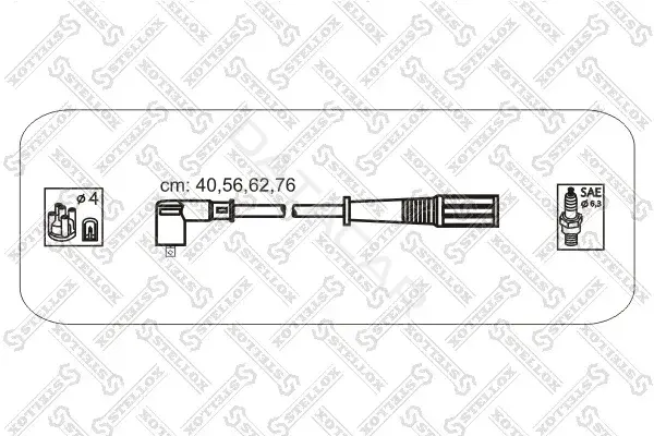 Высоковольтные провода STELLOX 10-38156-SX