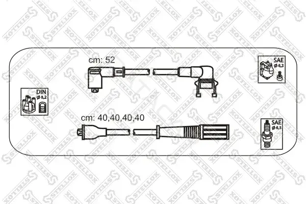 Высоковольтные провода STELLOX 10-38160-SX