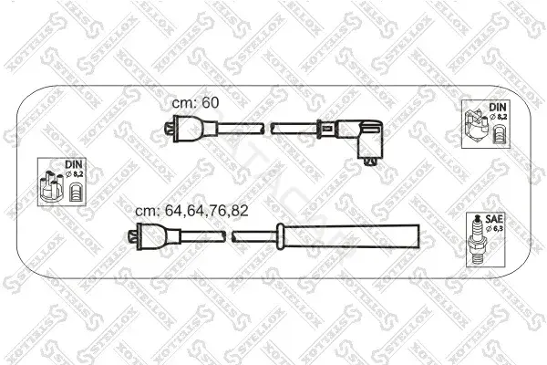 Высоковольтные провода STELLOX 10-38310-SX