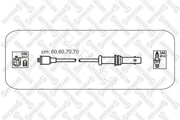 Высоковольтные провода STELLOX 10-38447-SX