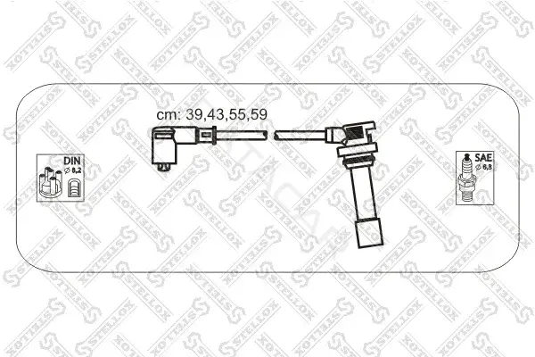 Высоковольтные провода STELLOX 10-38459-SX