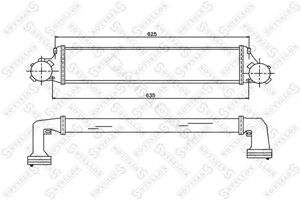 Интеркулер STELLOX 10-40115-SX