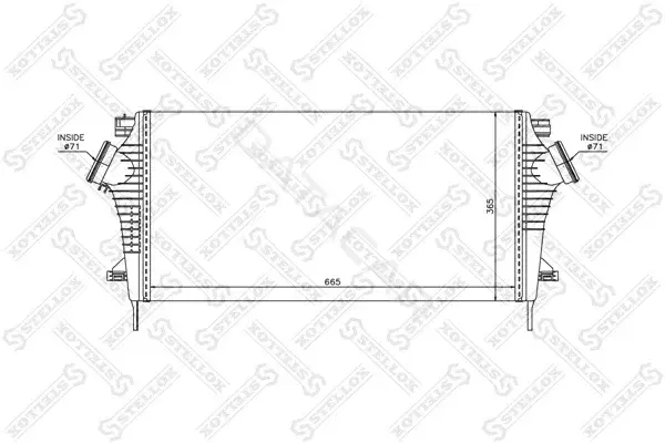 Интеркулер STELLOX 10-40209-SX