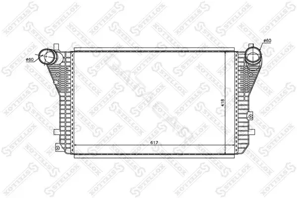 Интеркулер STELLOX 10-40221-SX