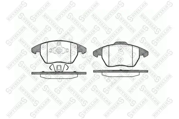 Тормозные колодки STELLOX 1041010-SX