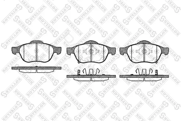 Тормозные колодки STELLOX 1065002-SX
