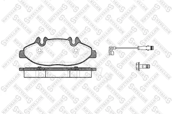 Тормозные колодки STELLOX 1120002-SX