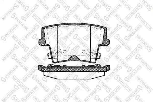 Тормозные колодки STELLOX 1138008-SX