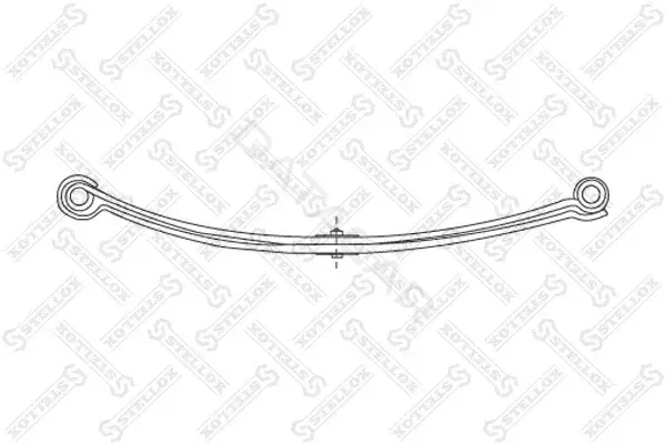 Рессора STELLOX 12-00074-SX
