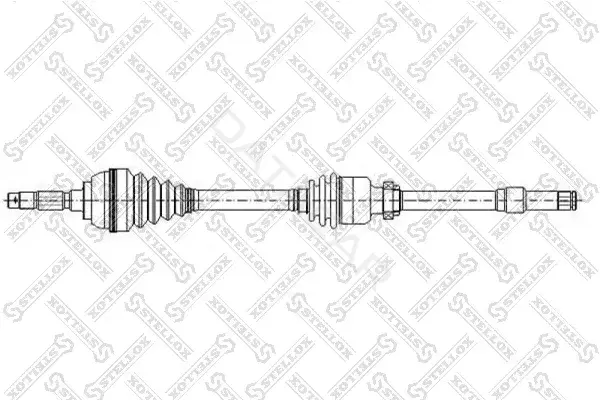 Приводной вал / Полуось STELLOX 1581772-SX