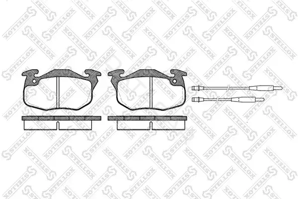 Тормозные колодки STELLOX 203034B-SX