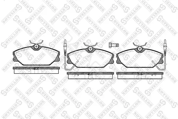 Тормозные колодки STELLOX 219002B-SX