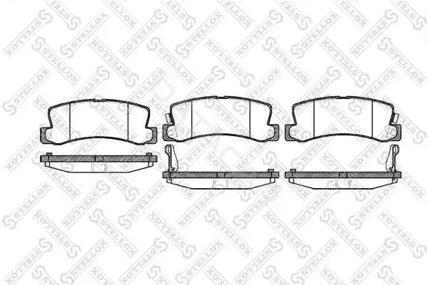 Тормозные колодки STELLOX 225022-SX