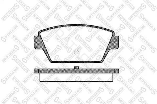 Тормозные колодки STELLOX 226000-SX