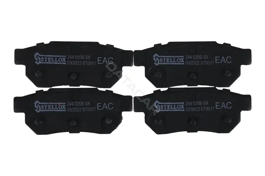 Тормозные колодки STELLOX 244020B-SX