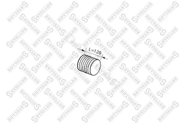 Гофра глушителя STELLOX 82-01640-SX