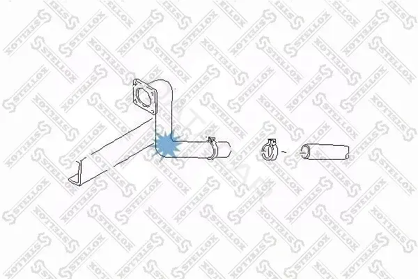 Глушитель выхлопных газов STELLOX 82-03647-SX