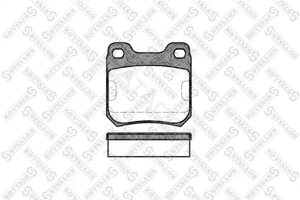 Тормозные колодки STELLOX 250040-SX