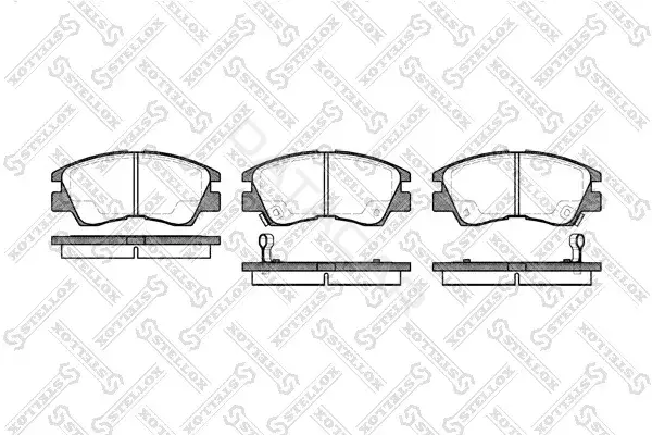 Тормозные колодки STELLOX 286002-SX