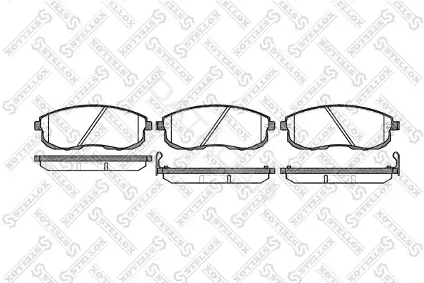 Тормозные колодки STELLOX 304012-SX