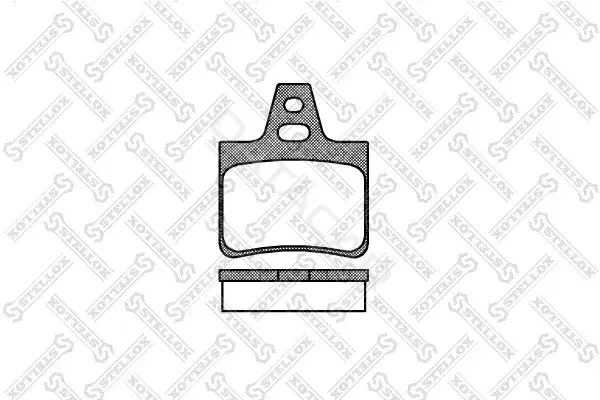 Тормозные колодки STELLOX 322000-SX