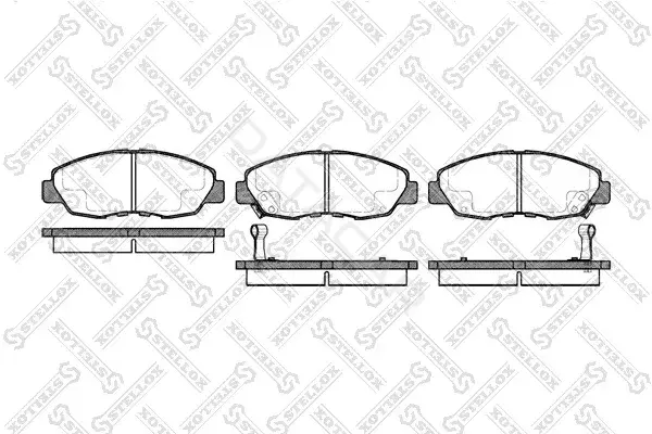 Тормозные колодки STELLOX 335002-SX