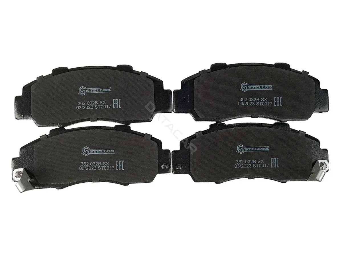 Тормозные колодки STELLOX 362032B-SX